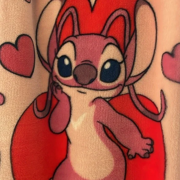 Stitch Valentine’s Day Throw 50x70 IN NWT